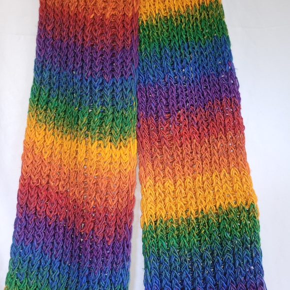 Multicolor Knit Scarf - Picture 4 of 12